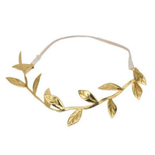 ! Bronzing Leaves Women Headband Elastics For Women Hair Accessories Headband Gold Sliver #425 BL