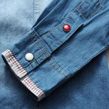 Men Shirts Denim Casual Long-Sleeved Cotton Denim Shirt Men's Slim Fit Men Jeans Shirts BL