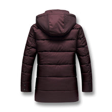 Long Men Clothing Outwear Casual Jacket Cotton Parkas Plus Size Warm Hooded Coats Jackets BL