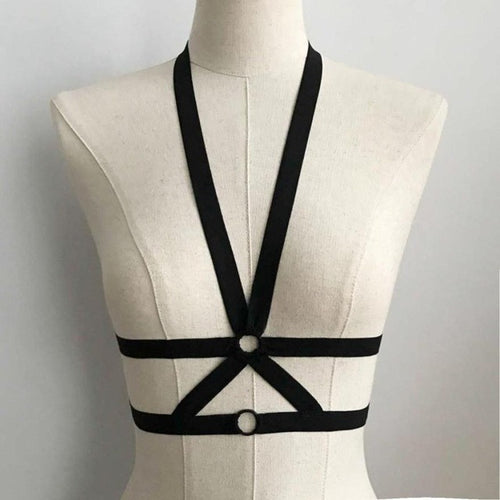 Crop Tops For Women Sexy    Adjustable Bandage Hollow Out Backless sexy Tops Cropped Women #419 BL