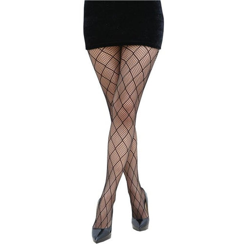 Sexy Women's Fishnet Bodystockings Pattern Black Pantyhose Compression Tights Medias Rejillas Mujer  #23 BL