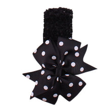 Kids-Hairbands 10Color Hair Accessories  Headbands Girls Flower Cute Cloth Head Wear Hair Bow Wave Headband BL