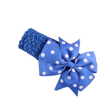 Kids-Hairbands 10Color Hair Accessories  Headbands Girls Flower Cute Cloth Head Wear Hair Bow Wave Headband BL