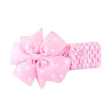 Kids-Hairbands 10Color Hair Accessories  Headbands Girls Flower Cute Cloth Head Wear Hair Bow Wave Headband BL