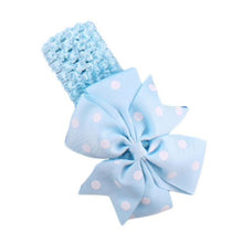 Kids-Hairbands 10Color Hair Accessories  Headbands Girls Flower Cute Cloth Head Wear Hair Bow Wave Headband BL