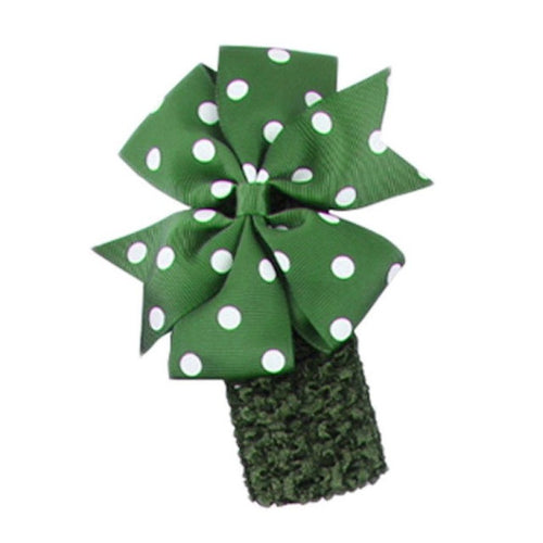 Kids-Hairbands 10Color Hair Accessories  Headbands Girls Flower Cute Cloth Head Wear Hair Bow Wave Headband BL