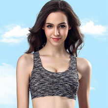 L/XL Women Fitness Bra Solid     Push Up Wirefree Cropped Tops Workout Bra For Women Sujetador Deportivo #63 BL