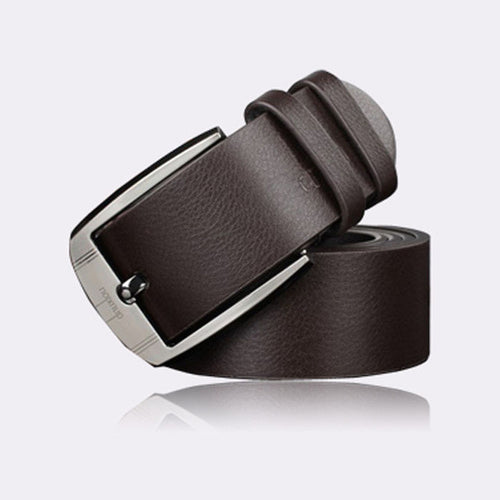 LandFox belt brand  Men Metal Buckle Leather Waistband Vintage Classic Pin Buckle  men designer Belts cinto BL