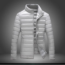 Men Down Coat White Duck Down Warm Coats Men Slim Fits Jackets Both Side Wearable Casual Men Outwears S- BL