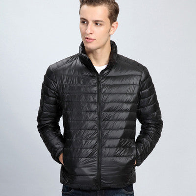 Men Down Jacket Men Warm Coats Men's Down Parkas Plus Size Jacket Coats Short Thick Overcoats BL