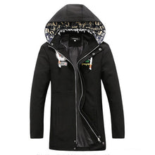 Men Jackets Men Outwears Slim Fits Men's Coats Warm Hooded Black Navy Blue Men Outwears BL