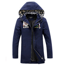 Men Jackets Men Outwears Slim Fits Men's Coats Warm Hooded Black Navy Blue Men Outwears BL