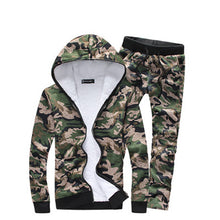 Men Hooded Men Slim Fits Men Camouflage Men Hooded Pants Plus Size Sweatshirts BL