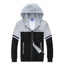 Men Hoodies Men Casual Hooded Men's Sweatshirts Zipper Street Sudaderas Men Plus Size 8XL BL