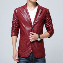 Men Leather Jackets Men's Jacket Outwear Men's Coats PU Jacket De Couro Coat Plus Size BL
