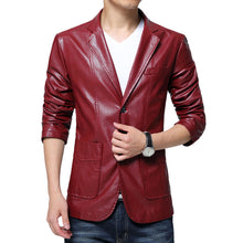 Men Leather Jackets Men's Jacket Outwear Men's Coats PU Jacket De Couro Coat Plus Size BL