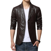 Men Leather Jackets Men's Jacket Outwear Men's Coats PU Jacket De Couro Coat Plus Size BL