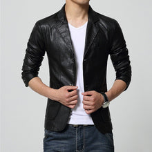 Men Leather Jackets Men's Jacket Outwear Men's Coats PU Jacket De Couro Coat Plus Size BL