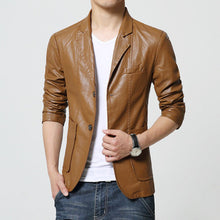 Men Leather Jackets Men's Jacket Outwear Men's Coats PU Jacket De Couro Coat Plus Size BL