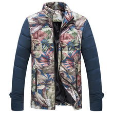 Men Thick Jackets Men Jackets Coats Slim Fits Flowers Men Outwears Plus Size Men's Coats Jacket BL