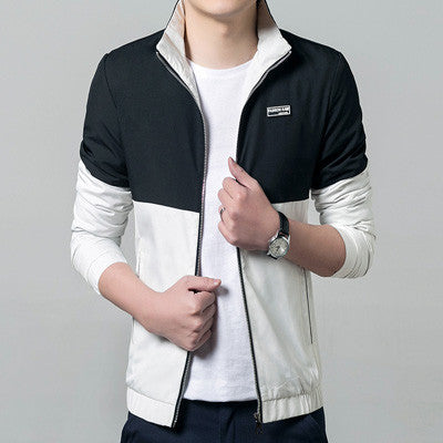 Men's Jacket Men Jacket Stand Collar Jacket Casual Jacket 4 Colors Plus Size BL