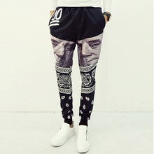 Men Fitness Long Pants Men Casual Sweatpants Baggy Jogger Trousers Fitted Bottoms Novelty Trousers BL