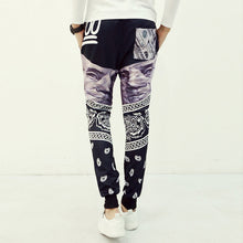 Men Fitness Long Pants Men Casual Sweatpants Baggy Jogger Trousers Fitted Bottoms Novelty Trousers BL