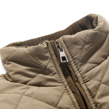 Men's Down Coat Hooded Thick Stand Collar Down Jacket Cotton Casual Outwear Plus Size BL