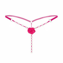 Sexy Womens Underwear Pearl Flower G String And Thongs Sollid Low Waist G String Ladies Panties lenceria sexy mujer BL