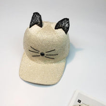 Women Cat Ear Pattern Sequin Baseball Cap Women Men Snapback Caps Hip Hop Hats For Women    #23 BL