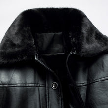 Men Leather Coats Men Jackets Warm Slim Outwears Men Jackets Coats Black Men Leather Coat BL