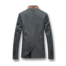 Business Men Suits Men Blazers Mens Suits Casual Slim Fit Blazers Gray Black Plus BL