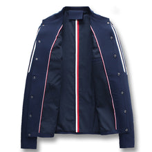 Men Designers Jackets Slim Fits Men Coats Men Outwears Plus Size White Navy Blue Men Coats BL