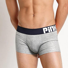 PINK HEROES Brand Mens Boxers Cotton Underpants Knickers Sexy Shorts Underwear Men Breathable M-2XL High Quality #421 BL