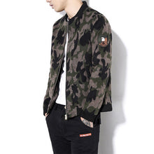 Plus Size Men Camouflage Jackets Men Slim Fits Coats Casual Men's Jackets Men Outwears BL