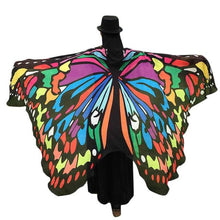 Scarf    Fahson Butterfly Wings Print Long women pashmina shawl And Wraps scarves Ladies 197*125CM 1216# BL