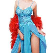 Sexy Lingerie Women  Plus Size S-6XL Erotic Lace Sheer Elegant Lady lingerie Sleepwear Dress Sexy Lingerie + G String Set BL