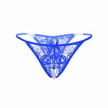 Sexy Womens Briefs Lace Open Crotch Panties For Women Lace Hollow Out Pearls Open Crotch Thongs G-string Ladies Erotic Underwear BL
