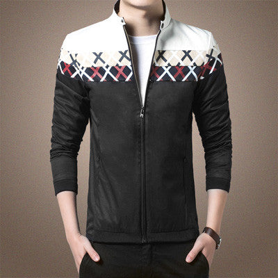 Men's Jackets Printed Men Slim Coats Slim Fit Men's OUTWEARS Plus Size BL