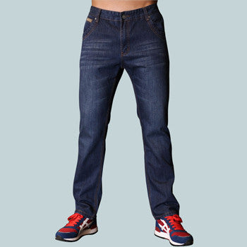 Straight Men Jeans Classic Denim Trousers Men Fall Men Jeans Cotton Jeans Slim 30-46 BL