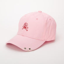 Baseball Cap Women Skull Embroidered Snapback Hat Adjustable Baseball Cap With Ring Women Hat czapki #63 BL