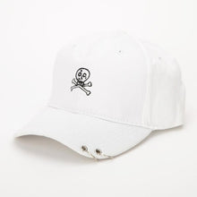Baseball Cap Women Skull Embroidered Snapback Hat Adjustable Baseball Cap With Ring Women Hat czapki #63 BL