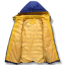 Thick Men Hooded Downs Jackets Men Warm Coats Slim Fit Down Men Parkas Men Plus Size BL