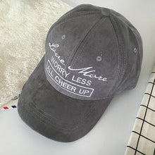 Hat For Women Men Letter Embroidery Suede Snapback Female Male Hats  Hip Hop Baseball Cap &22 BL