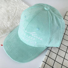 Hat For Women Men Letter Embroidery Suede Snapback Female Male Hats  Hip Hop Baseball Cap &22 BL