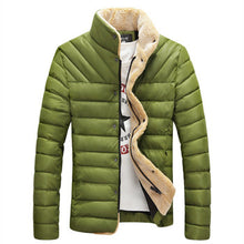 Men Downs Jackets Slim Fit Men's Clothing Outwears Men Coats Solid Color Plus Size BL