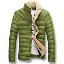 Men Downs Jackets Slim Fit Men's Clothing Outwears Men Coats Solid Color Plus Size BL