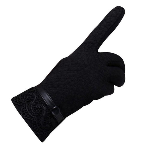 Cotton Wrist Gloves Womens  Warm Gloves Female 5 Colors BL