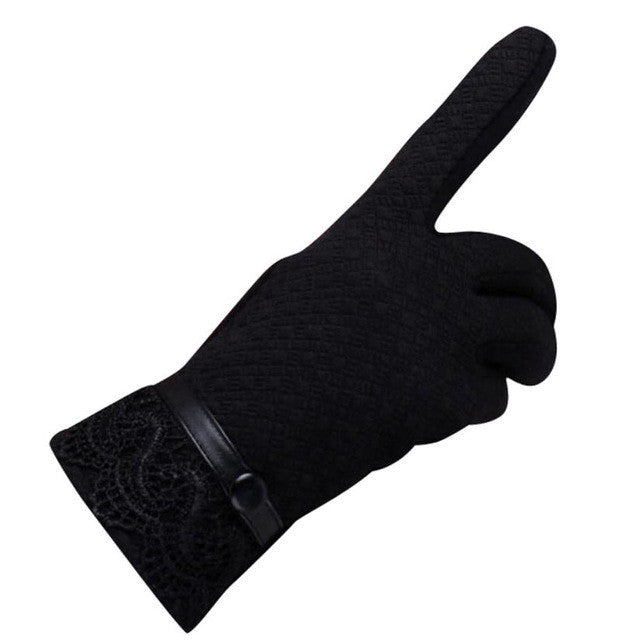 Cotton Wrist Gloves Womens  Warm Gloves Female 5 Colors BL