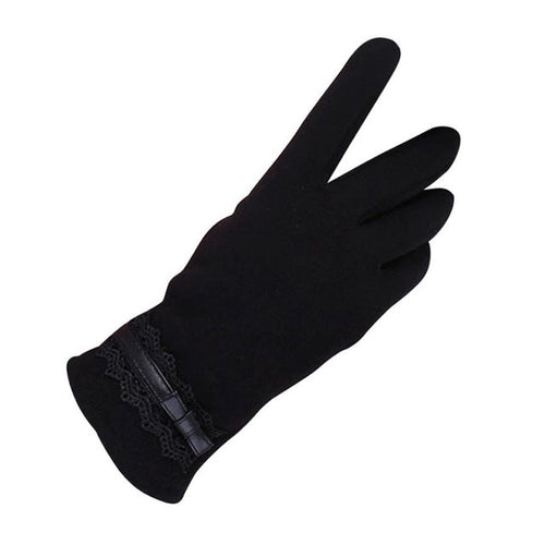 Gloves Solid Lace Cotton Gloves For Women Wrist Length  Mittens Gloves Female Women's Gloves Guantes BL